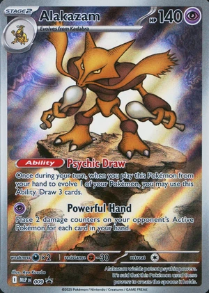 Alakazam #009, English MEP Black Star Promos promo, owner-provided image