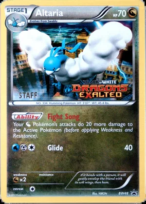 Altaria Staff Prerelease PSA reference placeholder