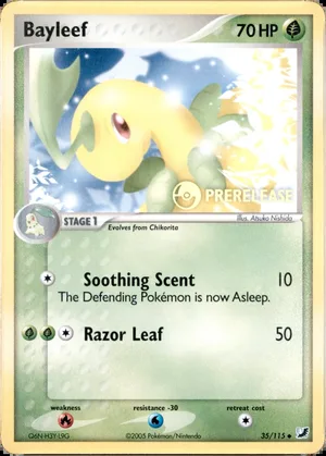 Bayleef Prerelease PSA reference placeholder