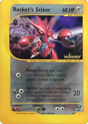 Rocket's Scizor #4, Best of Game Winner (standard size) reference