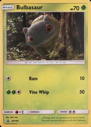 Bulbasaur SM198, Holo, owner-provided image