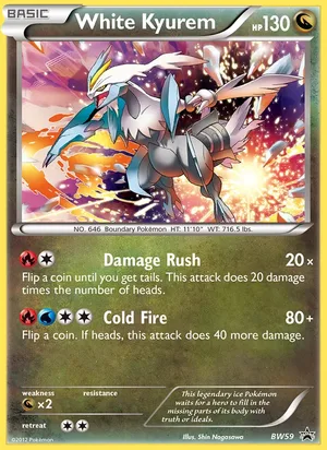 White Kyurem #BW59, BW Black Star Holo, TCGdex reference