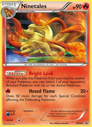Ninetales #BW66, BW Black Star Cosmos Holo, TCGdex reference