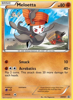 Meloetta #BW69, BW Black Star Non Holo, TCGdex reference