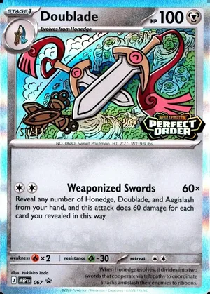 Doublade 067, Staff prerelease, owner-provided image