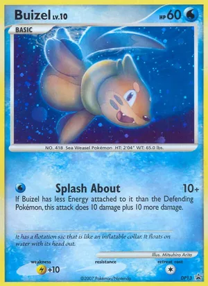 Buizel #DP13, DP Black Star Cosmos Holo, TCGdex reference