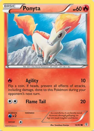 Ponyta 14/83, Holofoil "Toys R Us" stamp, card art reference