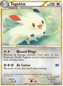 Togekiss 9/90, Non Holo, card art reference