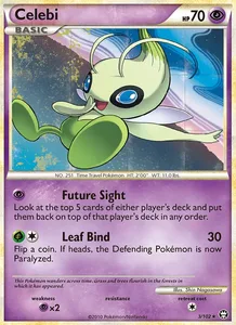 Celebi 3/102, Non Holo, card art reference