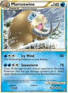 Mamoswine 5/102, Non Holo, card art reference