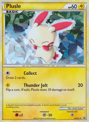 Plusle #HGSS16, HGSS Black Star Cracked Ice Holo, TCGdex reference