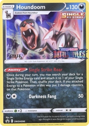 Houndoom SWSH090, owner-provided image