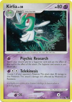 Kirlia 8, Cosmos Holo, Bulbapedia reference scan