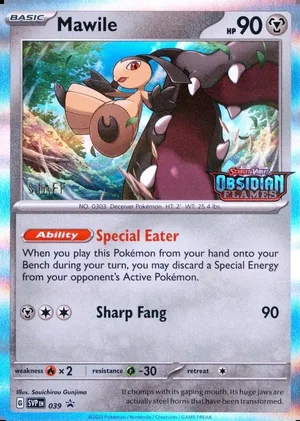 Mawile SVP 039, Staff prerelease, owner-provided image