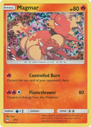 Magmar #03, English McDonald's Collection 2019 promo, reference image