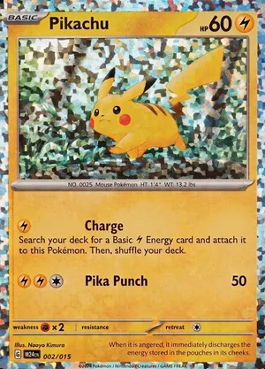 Pikachu #02, English McDonald's Collection 2025 promo, reference image