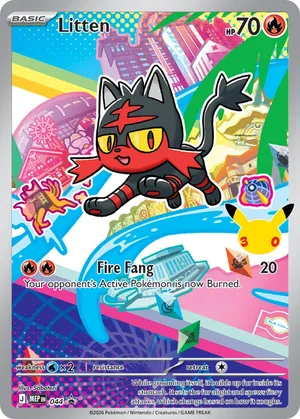 Litten #044, English MEP Black Star Promos promo, reference image