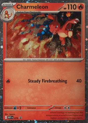 Charmeleon 079, MEP Black Star Promos English Cosmos Holo, image provided by the catalog owner
