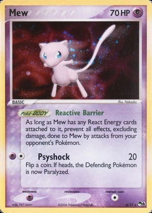 Mew 4/17, Cosmos Holo, owner-provided image