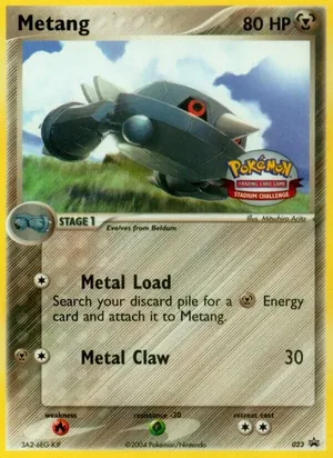 Metang #023, Nintendo Black Star Stadium Challenge, TCGdex reference