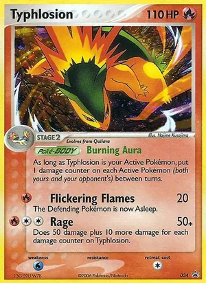 Typhlosion #034, Nintendo Black Star Standard print, TCGdex reference