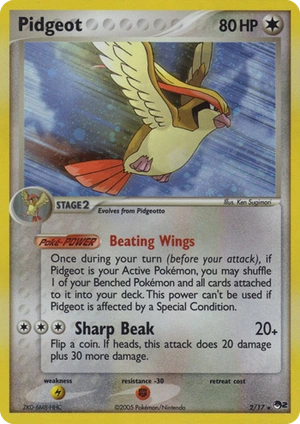 Pidgeot 2, Cosmos Holo, Bulbapedia reference scan