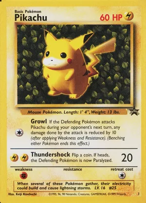 Pikachu 1 standard print PSA reference placeholder