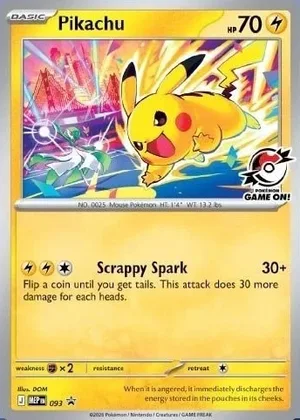 Pikachu 093, Pokémon Game On!, owner-provided image