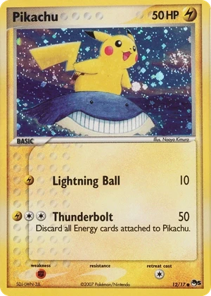 Pikachu 12/17, PSA cert scan