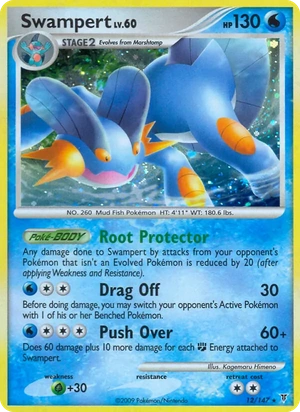 Swampert 12/147, Non Holo, card art reference