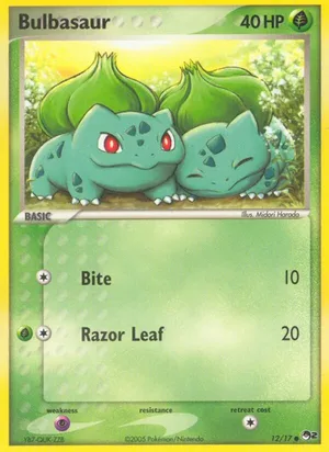 Bulbasaur #12, POP Series 2 Non Holo, TCGdex reference