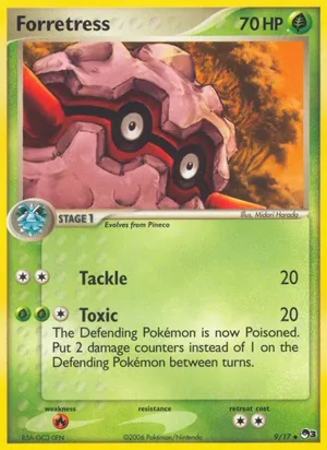Forretress #9, POP Series 3 Non Holo, TCGdex reference