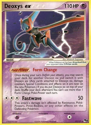 Deoxys ex #17, POP Series 4 Non Holo, TCGdex reference