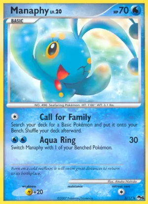 Manaphy #3, POP Series 6 Non Holo, TCGdex reference