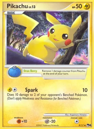 Pikachu #9, POP Series 6 Non Holo, TCGdex reference