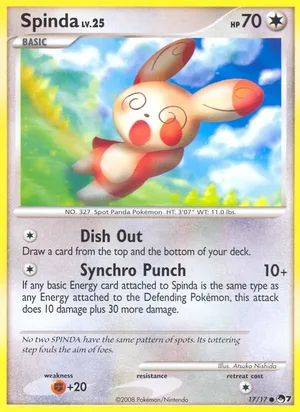 Spinda #17, POP Series 7 Non Holo, TCGdex reference