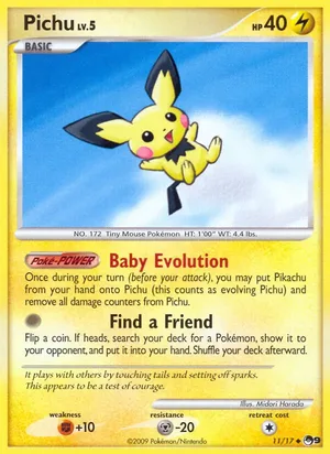 Pichu #11, POP Series 9 Non Holo, TCGdex reference