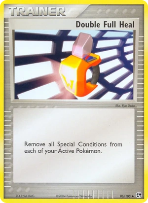 Double Full Heal 86/100, No e-Reader Code, card art reference
