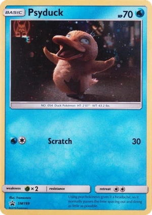 Psyduck SM199, Holo, owner-provided image