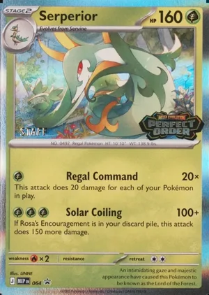 Serperior 064, Staff prerelease, owner-provided image