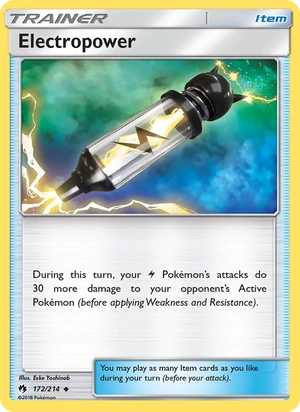 Electropower 172/214, "34" Pikachu Deck stamp, card art reference