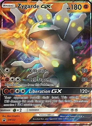 Zygarde GX #SM122, SM Black Star Holo, TCGdex reference