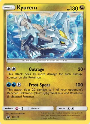 Kyurem #SM142, SM Black Star Holo, TCGdex reference