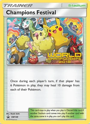 Champions Festival #SM148, SM Black Star Worlds 2018, TCGdex reference