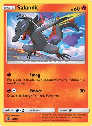 Salandit #SM154, SM Black Star Holo, TCGdex reference