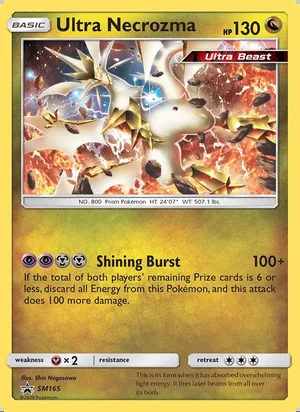 Ultra Necrozma #SM165, SM Black Star Holo, TCGdex reference