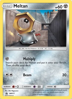 Meltan #SM177, SM Black Star Holo, TCGdex reference