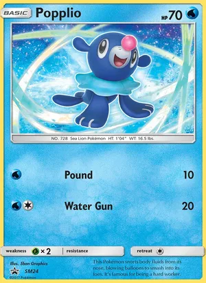 Popplio #SM24, SM Black Star Holo, TCGdex reference