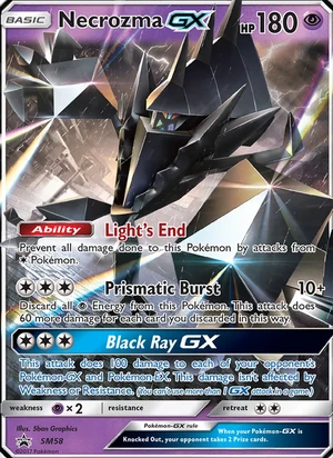 Necrozma GX #SM58, SM Black Star Holo, TCGdex reference