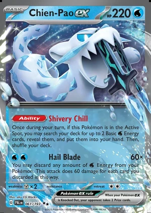 Chien-Pao ex 061/193, Print with "Play! Pokémon" stamp, card art reference